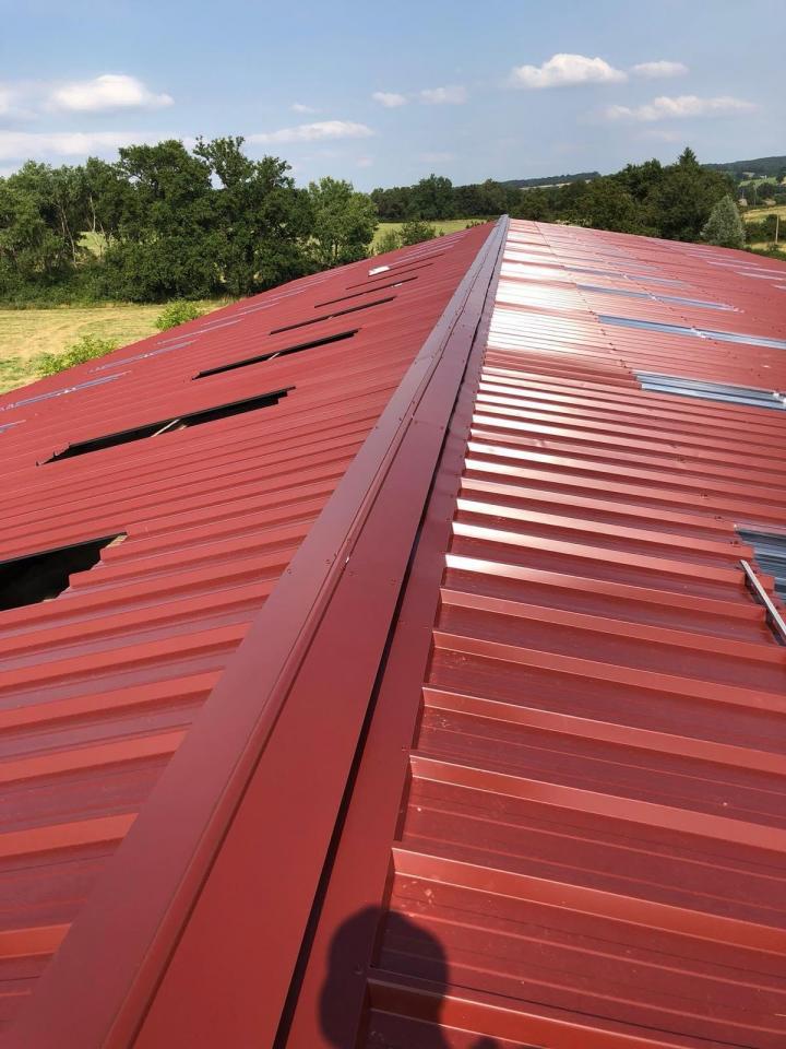 Couverture métallique Vichy