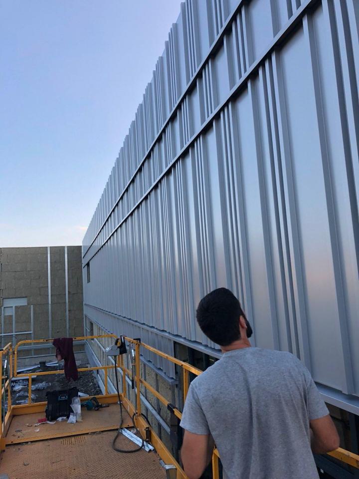 Couverture métallique Vichy